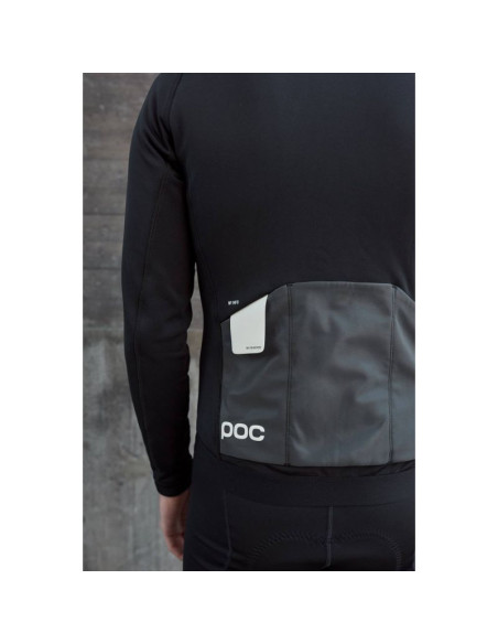 Kurtka rowerowa poc m's thermal jacket czarny