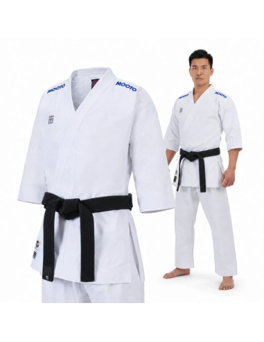 Kimono do karate extera kata wkf blue | mooto