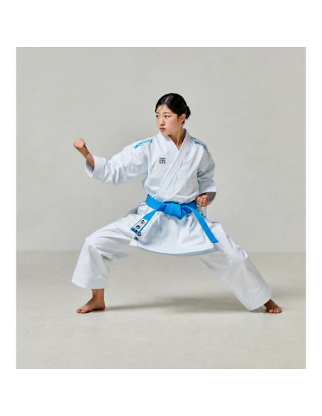 Kimono do karate extera kata wkf blue | mooto