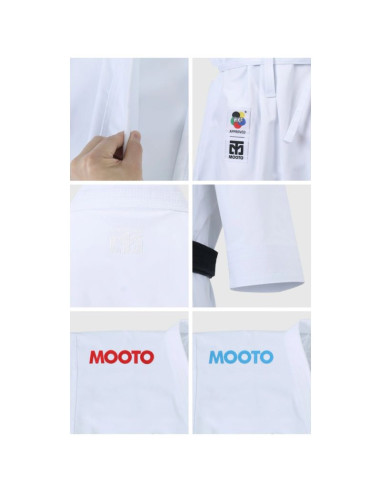 Kimono do karate extera kata wkf blue | mooto