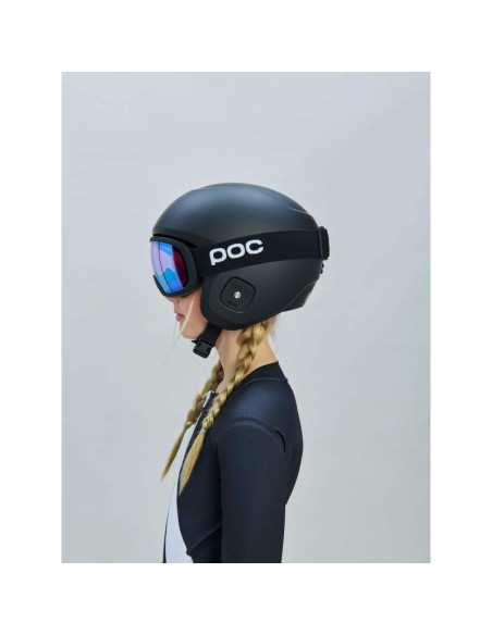 Kask narciarski poc skull dura jr czarny mat