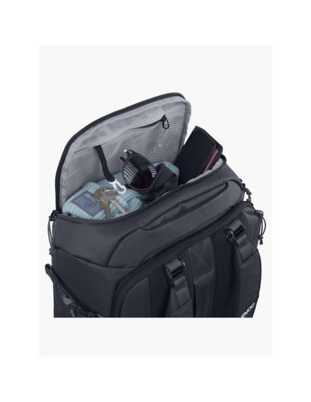 Plecak evoc athlete backpack 30 carbon grey - black