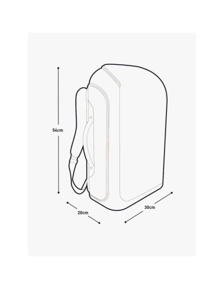 Plecak evoc athlete backpack 30 carbon grey - black