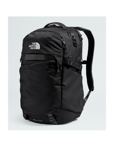 The north face router plecak czarny nylon, poliester pochodzący z recyklingu