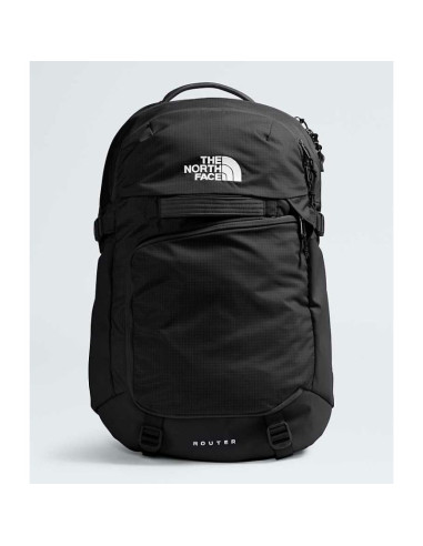 The north face router plecak czarny nylon, poliester pochodzący z recyklingu