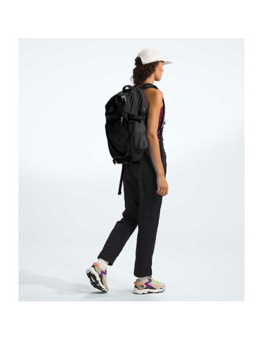 The north face router plecak czarny nylon, poliester pochodzący z recyklingu
