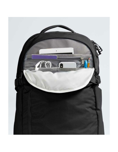 The north face router plecak czarny nylon, poliester pochodzący z recyklingu