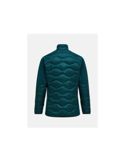 Kurtka puchowa męska peak performance m helium down hybrid jacket kolor zielony 2