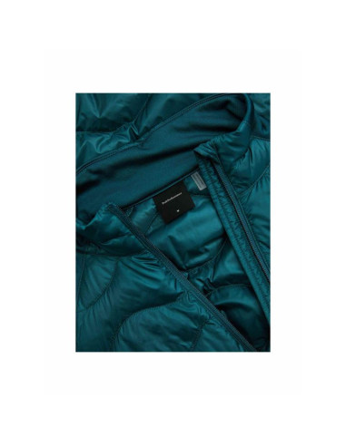 Kurtka puchowa męska peak performance m helium down hybrid jacket kolor zielony