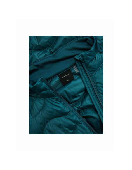 Kurtka puchowa męska peak performance m helium down hybrid jacket kolor zielony