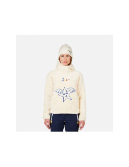 Bluza damska rossignol w jcc valdiz fleece biały