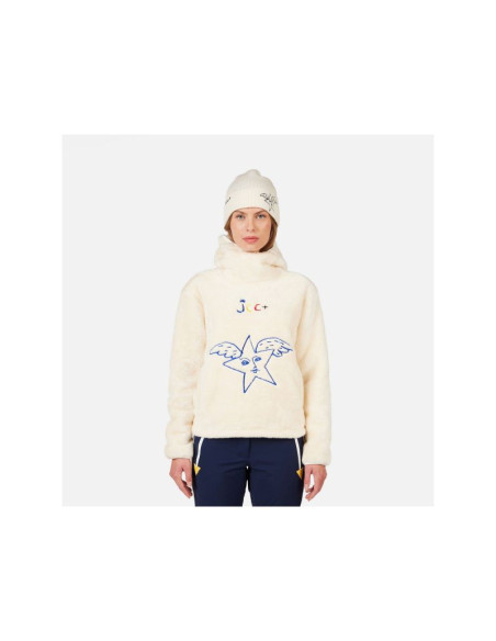 Bluza damska rossignol w jcc valdiz fleece biały
