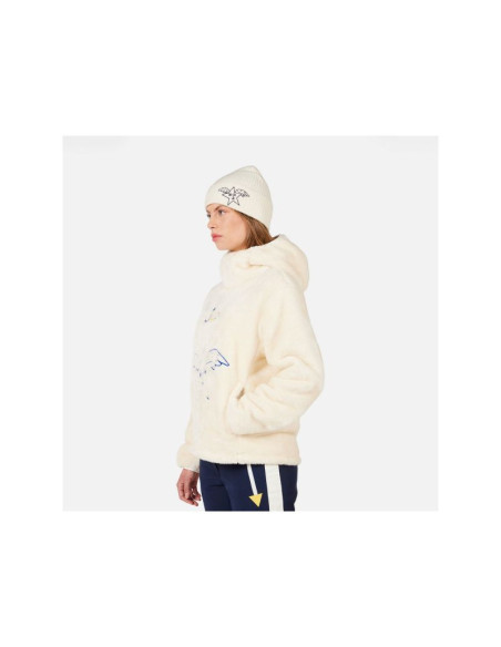 Bluza damska rossignol w jcc valdiz fleece biały