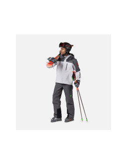 Spodnie narciarskie męskie rossignol hero insulated ski pant szare 2