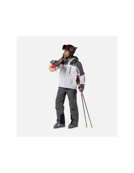 Spodnie narciarskie męskie rossignol hero insulated ski pant szare