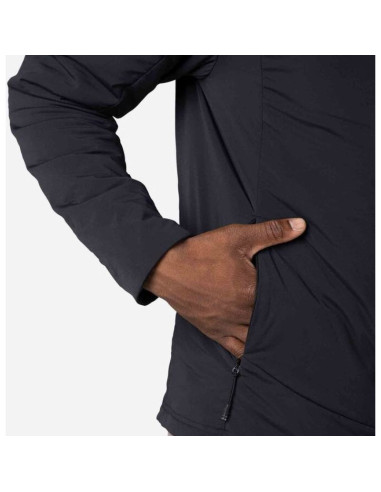Kurtka outdoorowa męska rossignol opside hoodie jkt czarna