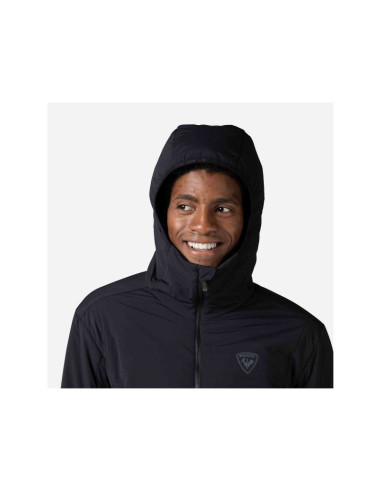 Kurtka outdoorowa męska rossignol opside hoodie jkt czarna