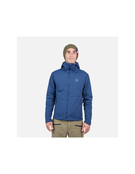 Kurtka outdoorowa męska rossignol opside hoodie jkt granatowa