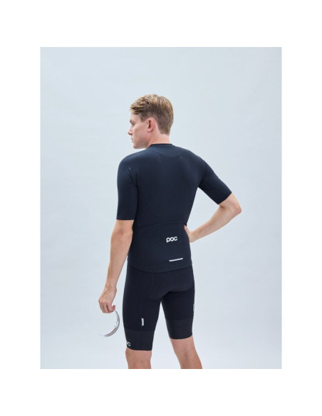 Koszulka rowerowa poc m's raceday jersey czarny