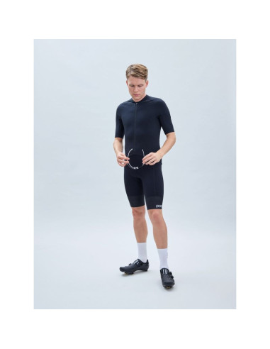 Koszulka rowerowa poc m's raceday jersey czarny