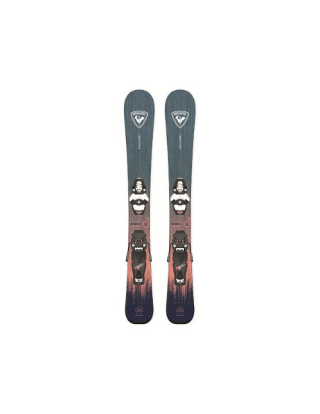 Narty rossignol rallybird kid pre-drilled / team 4 gw b76 black