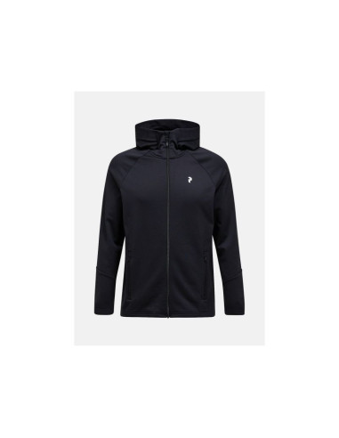 Bluza peak performance m rider essentials zip hood czarny