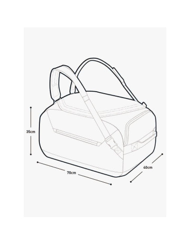 Torba podróżna evoc duffle bag 100 dark olive - black