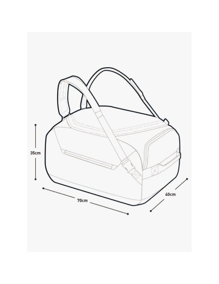 Torba podróżna evoc duffle bag 100 dark olive - black
