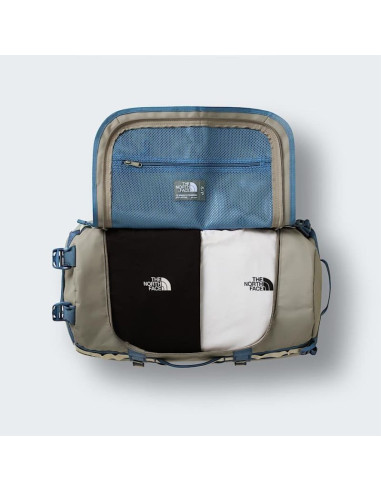 The north face os sportowa torba 50 l nylon, poliester niebieski, szary