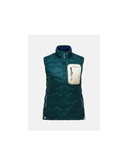 Kamizelka damska peak performance w helium utility down vest kolor zielony