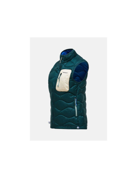 Kamizelka damska peak performance w helium utility down vest kolor zielony