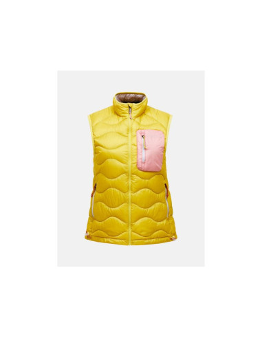 Kamizelka damska peak performance w helium utility down vest kolor żółty