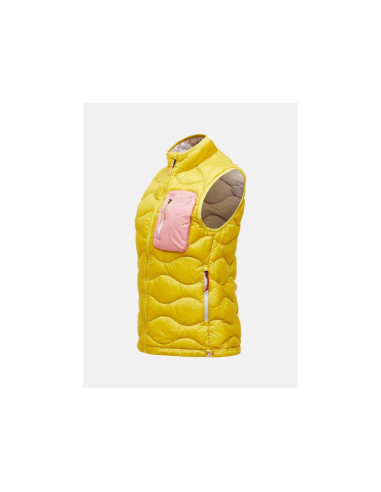 Kamizelka damska peak performance w helium utility down vest kolor żółty