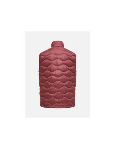 Kamizelka puchowa męska peak performance m helium utility down vest kolor czerwony