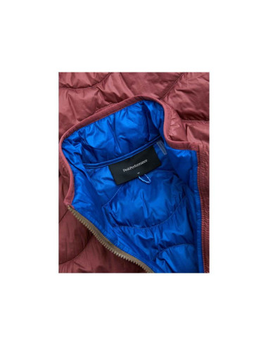Kamizelka puchowa męska peak performance m helium utility down vest kolor czerwony
