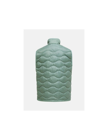 Kamizelka puchowa męska peak performance m helium utility down vest kolor zielony