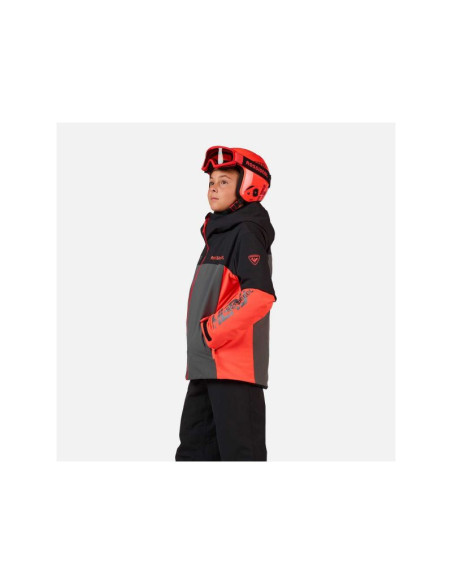 Kurtka narciarska dziecięca rossignol jr hero velika insulated jkt czarna