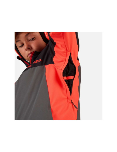 Kurtka narciarska dziecięca rossignol jr hero velika insulated jkt czarna