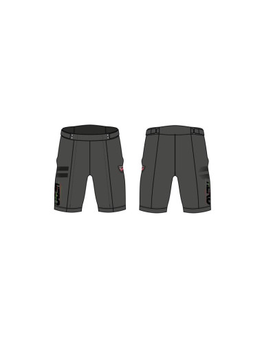 Szorty rossignol racing short junior - black czarny