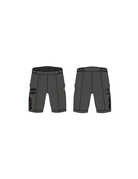 Szorty rossignol racing short junior - black czarny
