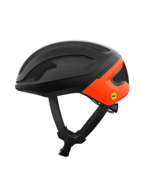 Kask rowerowy poc omne air mips czarno pomarańczowy