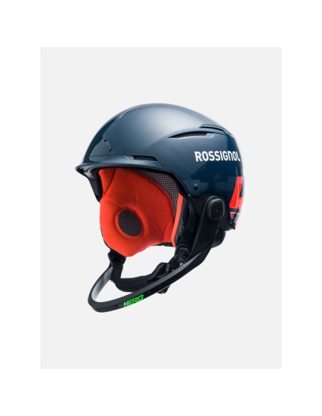 Kask narciarski rossignol hero slalom impacts blue z gardą
