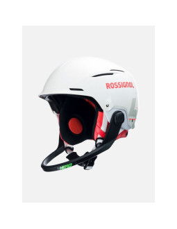 Kask narciarski rossignol hero slalom impacts white z gardą