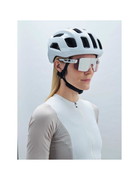 Okulary rowerowe poc elicit białe cat.2