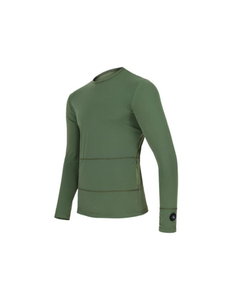 Glovii gj1cm koszula/top bluza wycięcie pod szyją długi rękaw elastan, poliester