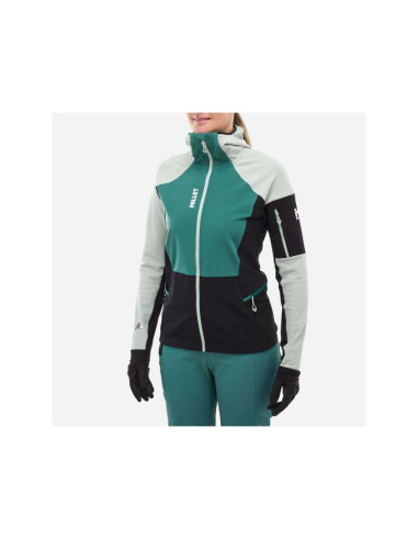 Kurtka narciarska millet pierraent hoodie zielona