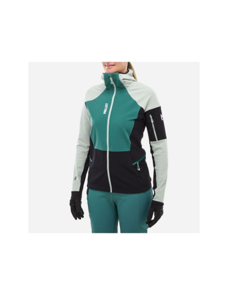 Kurtka narciarska millet pierraent hoodie zielona