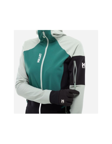 Kurtka narciarska millet pierraent hoodie zielona