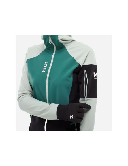 Kurtka narciarska millet pierraent hoodie zielona