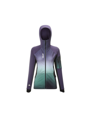 Kurtka narciarska millet pierraent hoodie fioletowa